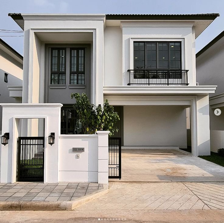 Desain rumah minimalis modern 2 lantai