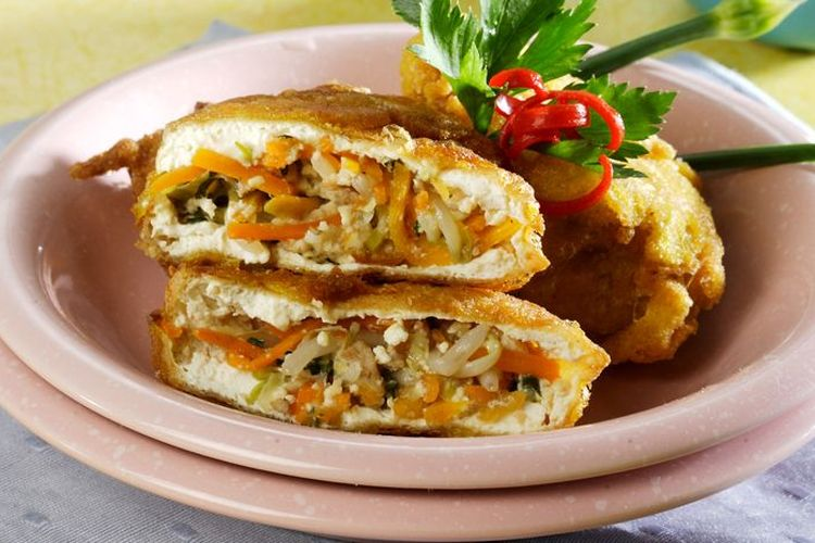 Camilan untuk buka puasa : tahu isi goreng