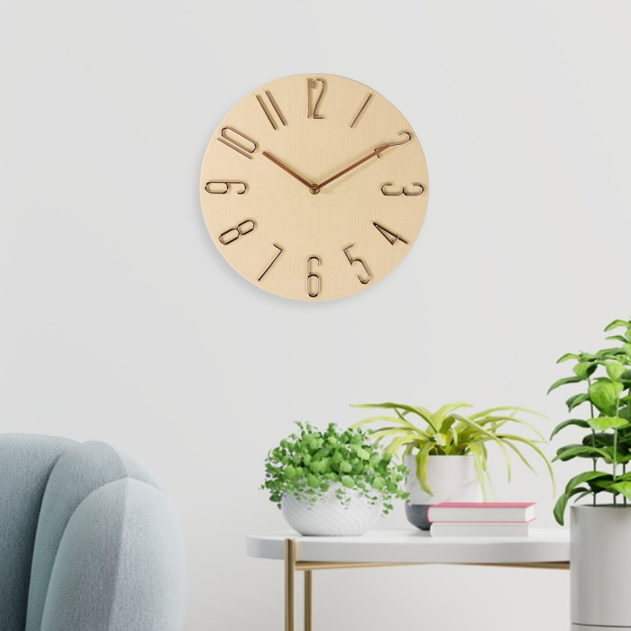 Warna beige seperti apa pada jam dinding