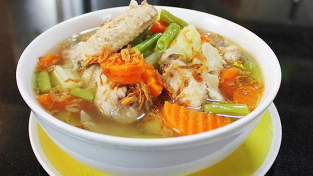 Resep Cara Membuat Sop Sayap Ayam