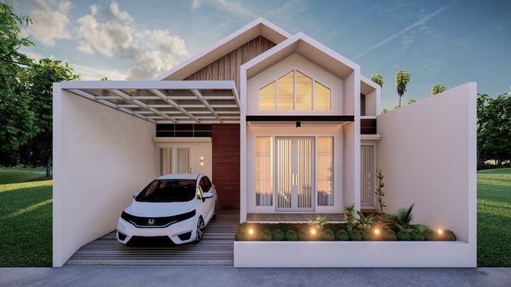 Desain rumah minimalis modern 1 lantai