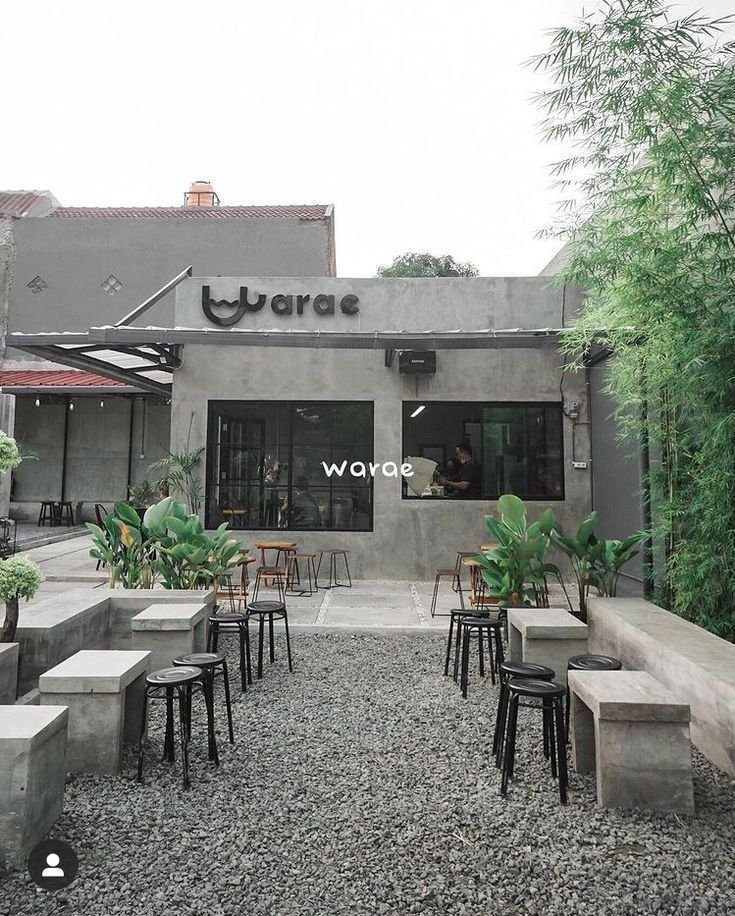 desain cafe mini industrial