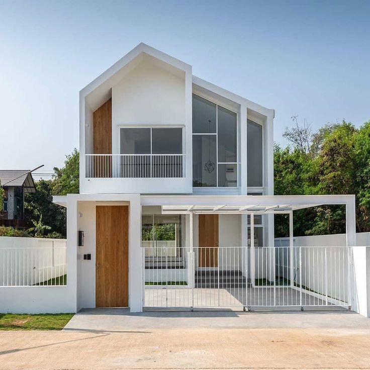 Desain rumah minimalis nuansa putih