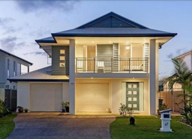 rumah atap miring kebelakang