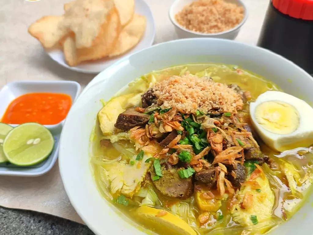 soto ayam menu tahun baru