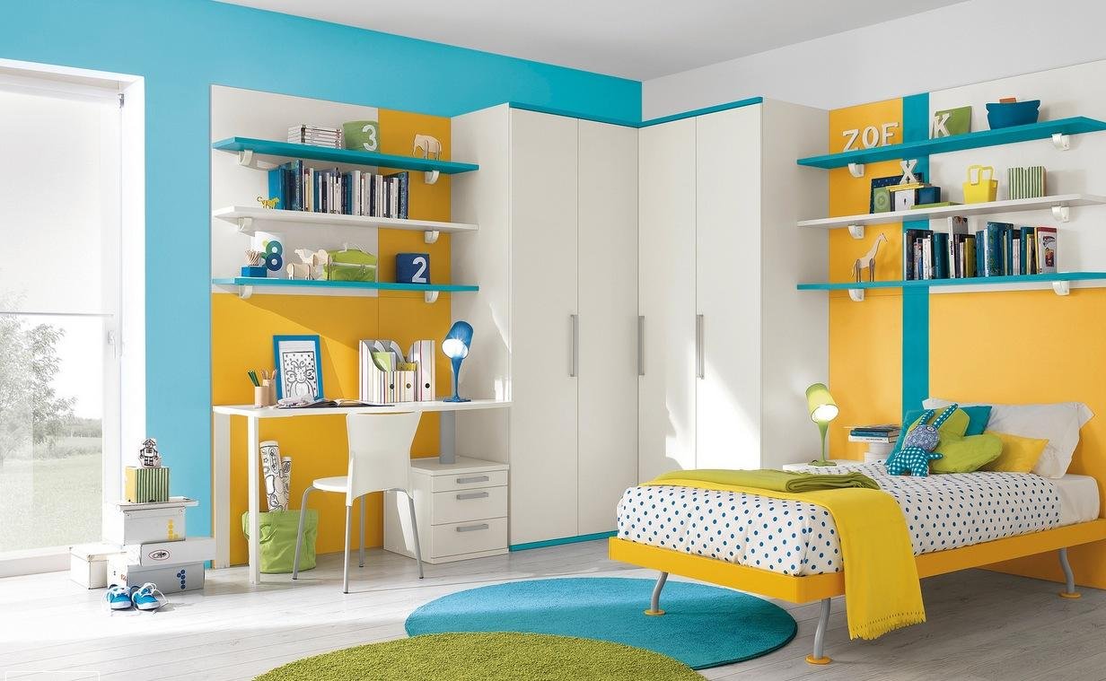 Warna Biru Tosca untuk Kamar Tidur