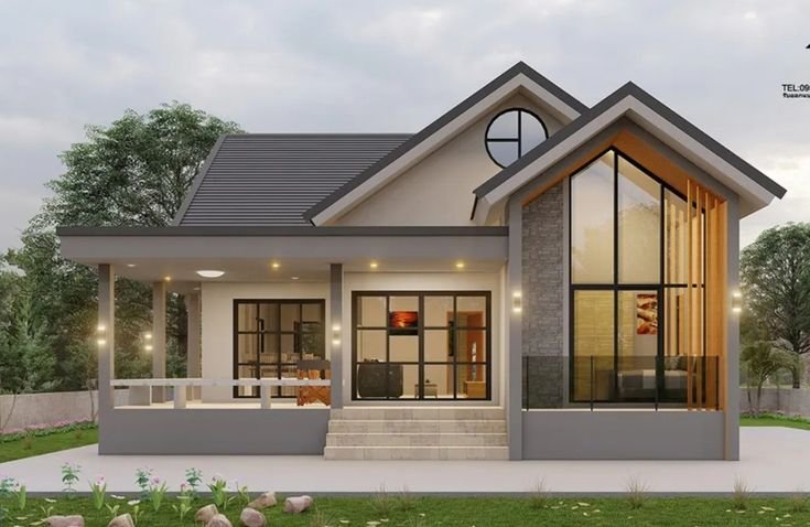 model atap rumah memanjang