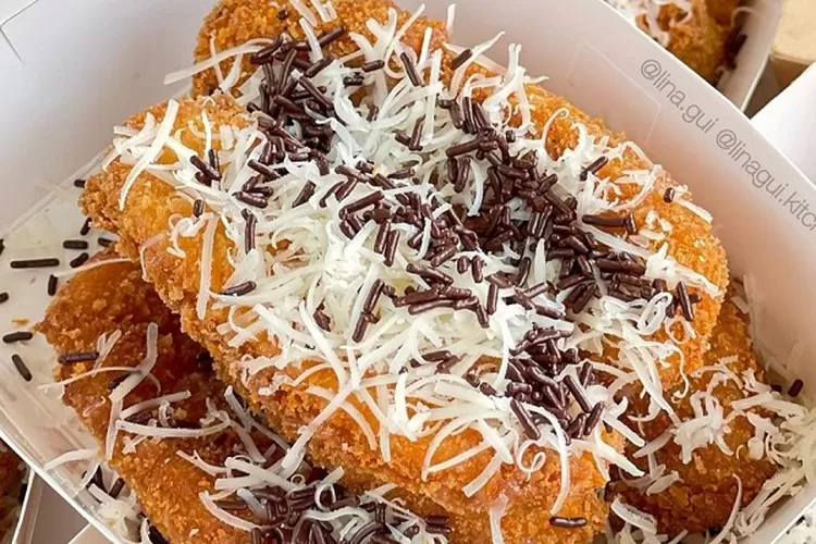 Camilan untuk buka puasa : pisang goreng coklat