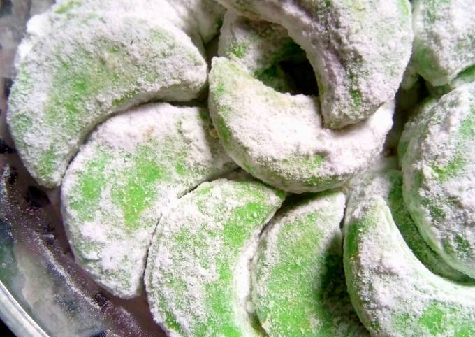 Resep putri salju pandan