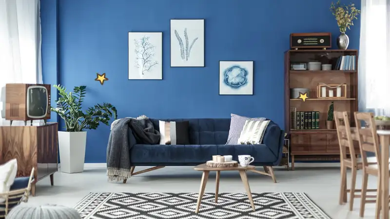 Perpaduan Warna Biru Monokromatik