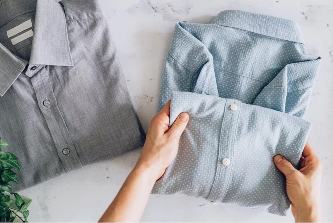 cara melipat baju kemeja