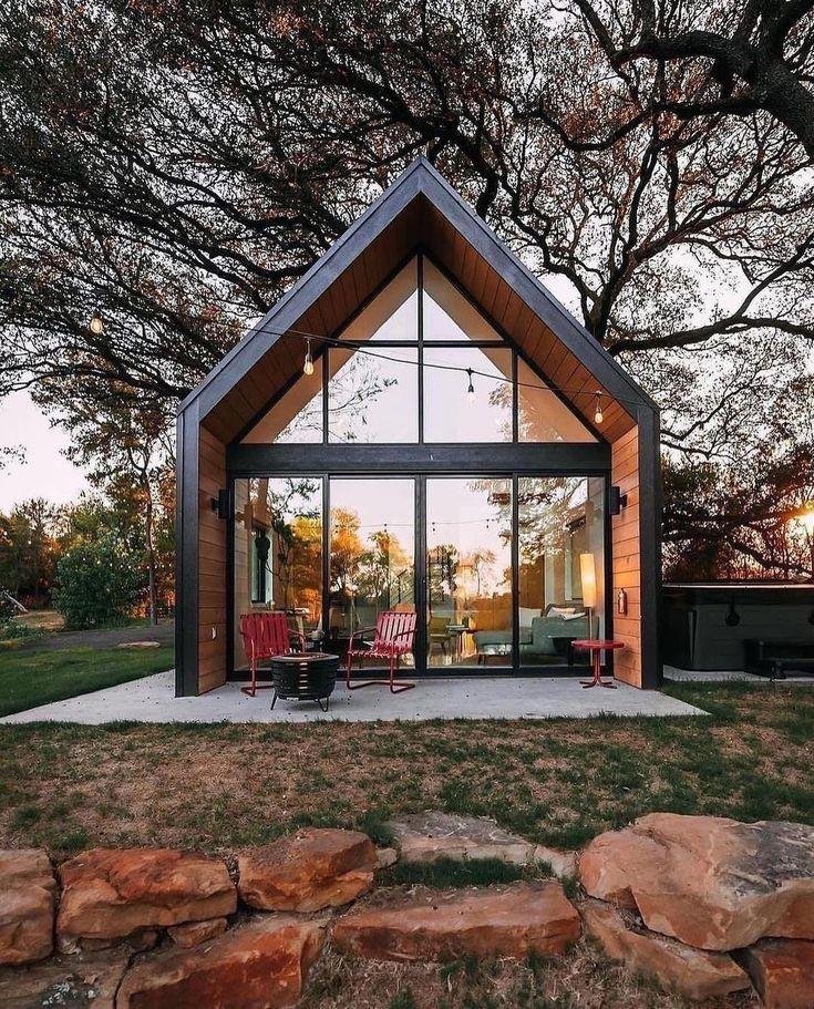 desain rumah kayu mungil