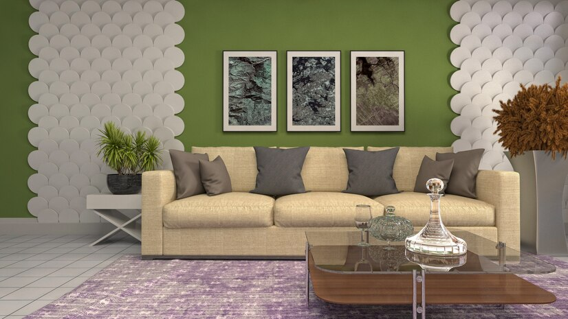 Warna Cat Ruang Tamu Agar Terlihat Mewah : Olive