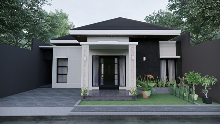 model rumah minimalis terbaru satu lantai