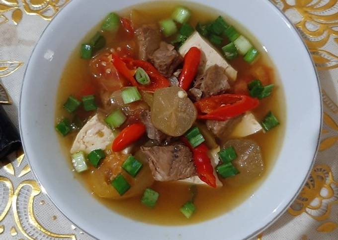 Resep Asem-Asem Daging dan Tahu