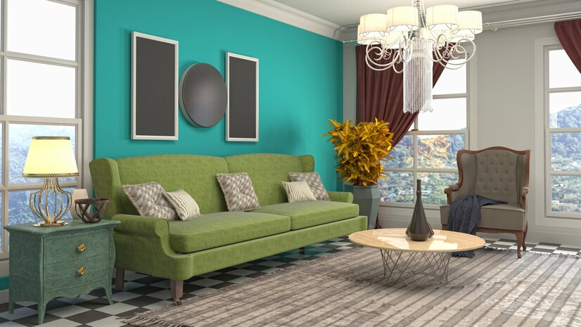 Warna Cat Ruang Tamu Agar Terlihat Mewah : Hijau Tpsca