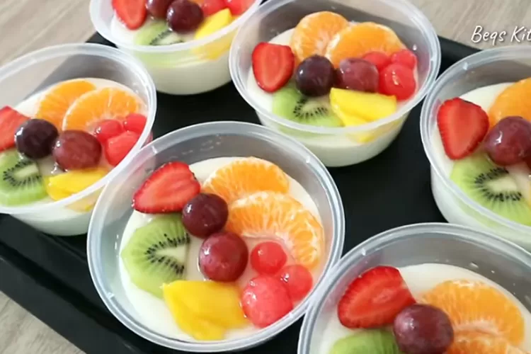 Camilan untuk buka puasa : puding susu