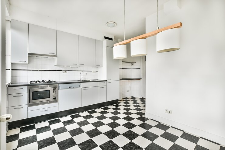 Keramik Lantai Dapur Tidak Licin : Monochrome