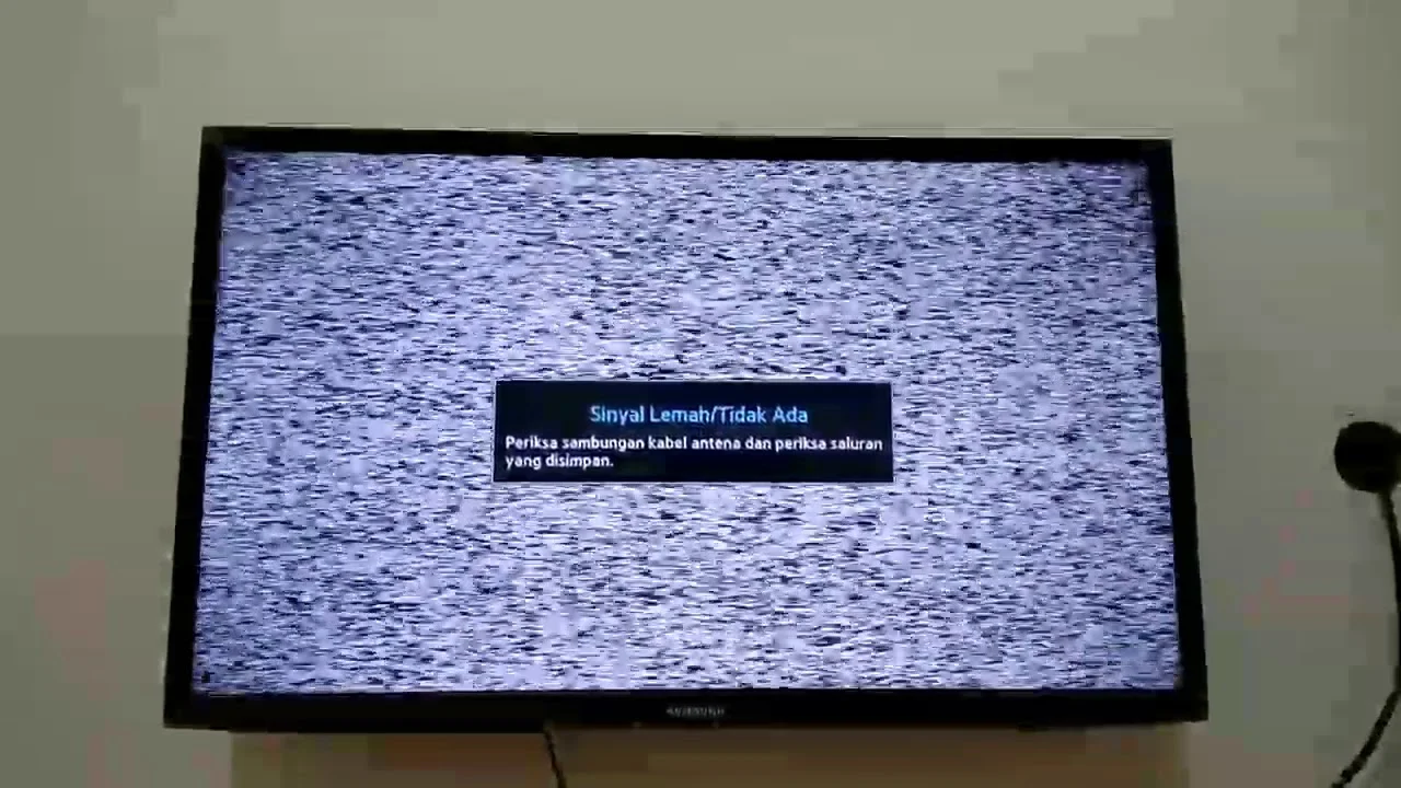 Cara mengatasi TV tidak ada gambar