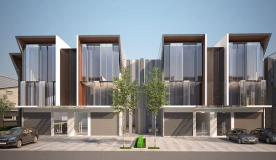 ruko minimalis desain futuristik