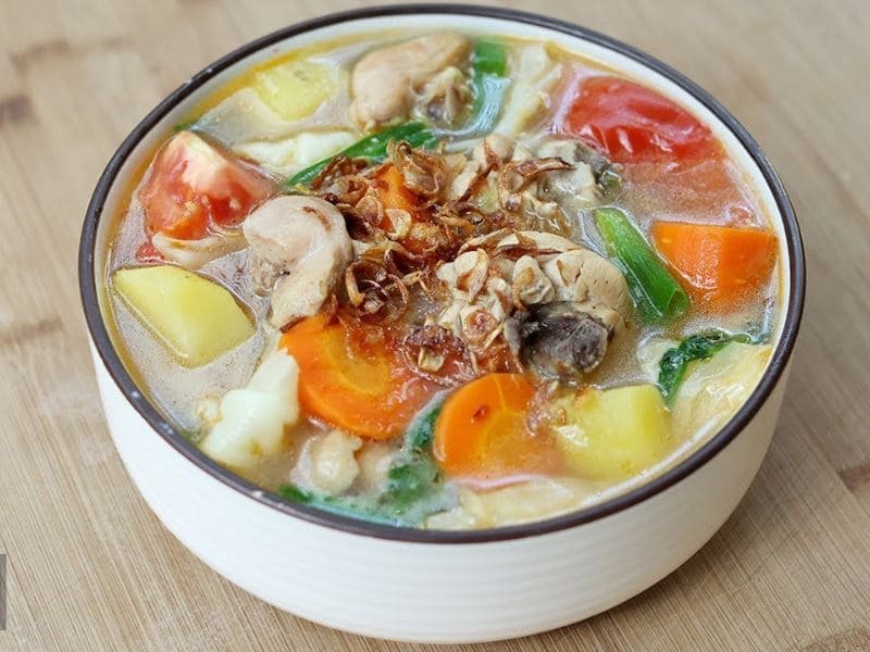 Resep Sayur Sop Ayam