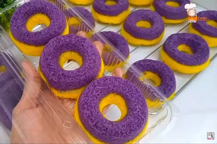 bolu pisang blueberry