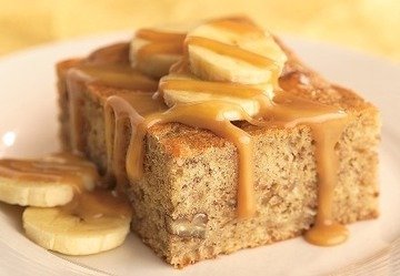 bolu pisang karamel