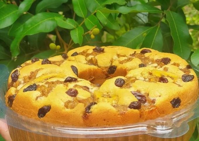 bolu pisang kismis
