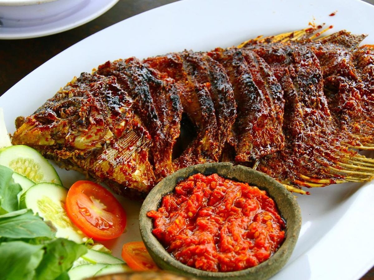 Menu buka puasa lauk pauk : ikan bakar