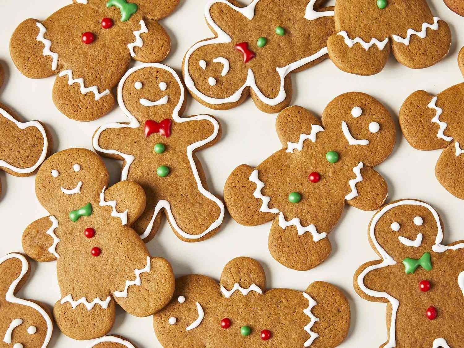 menu natal ginger cookies