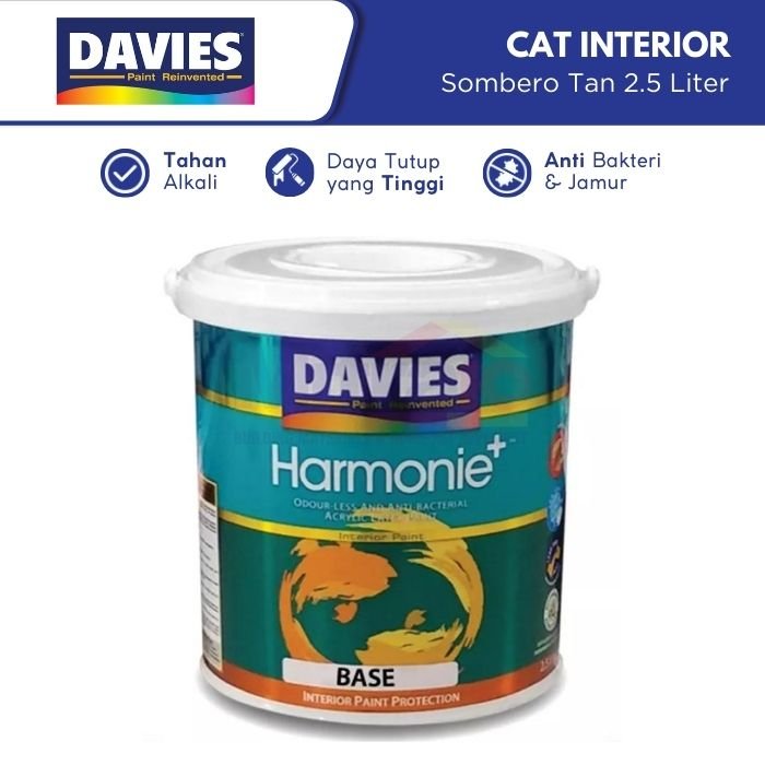 Davies Harmonie cat interior biru muda