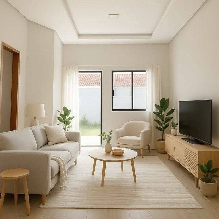 cat ruang tv minimalis