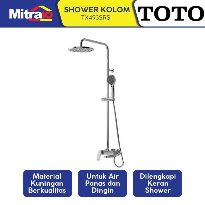 Toto Shower Tiang Kolom+Kran Shower