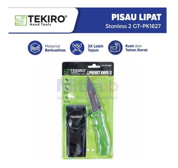 cara merawat peralatan dapur stainless steel rekomendasi pisau lipat tekiro