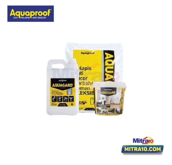 jenis waterproofing rumah semen anti bocor aquaproof