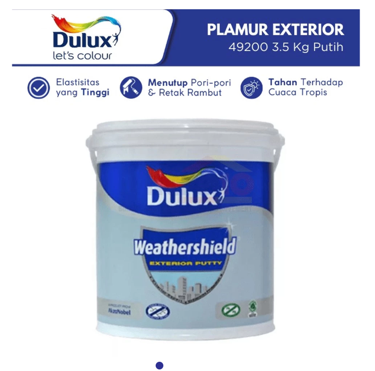 kombinasi cat eksterior tahan air cat pelapis anti bocor dulux weathershield