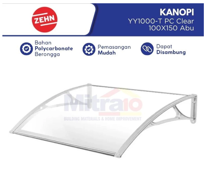 lampu outdoor tahan air kanopi zehn