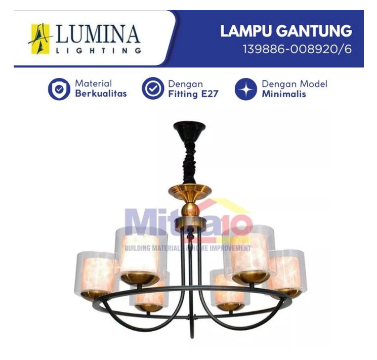 tips interior rumah cantik lampu gantung lumina