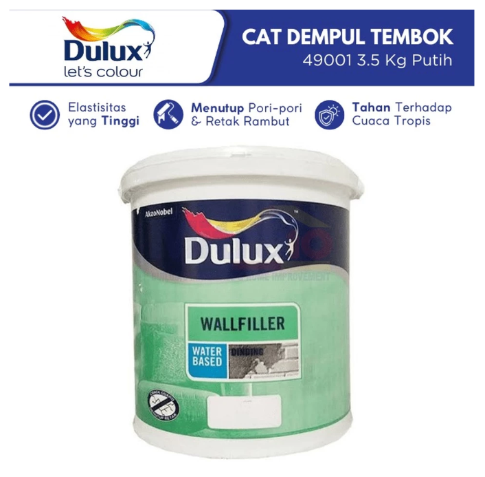tips merawat dinding eksterior rumah plamir tembok dulux wallfiller