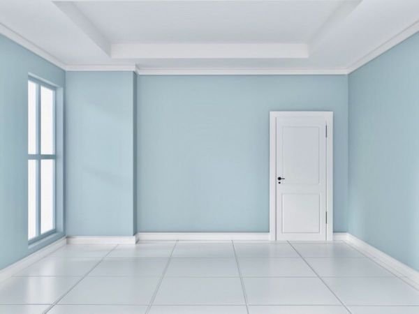 warna cat membuat rumah terlihat luas biru muda