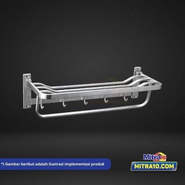 gantungan handuk stainless steel Ceramax XBT-S0590