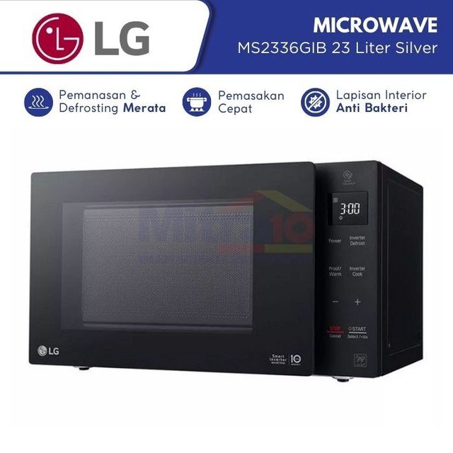 LG Microwave Penghangat Makanan MS2336GIB 23 Liter Silver