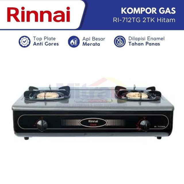 Rinnai RI 712TG 2 Tungku Kompor Gas