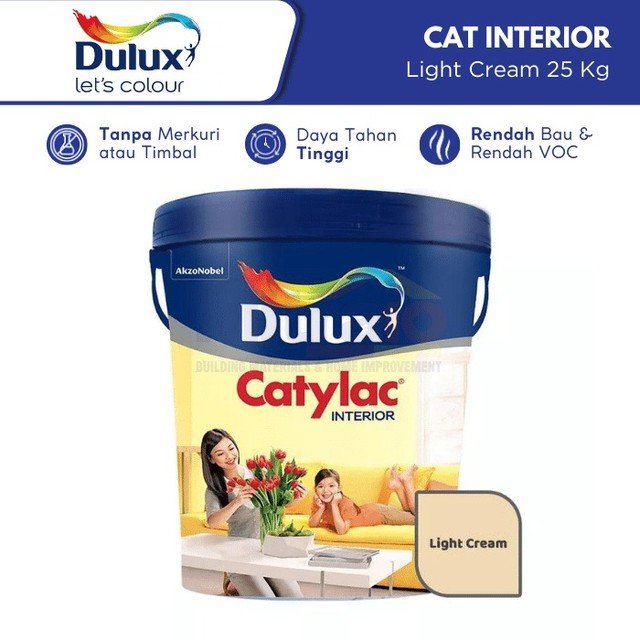 cat dulux 25kg Dulux Catylac Light Cream 25 kg