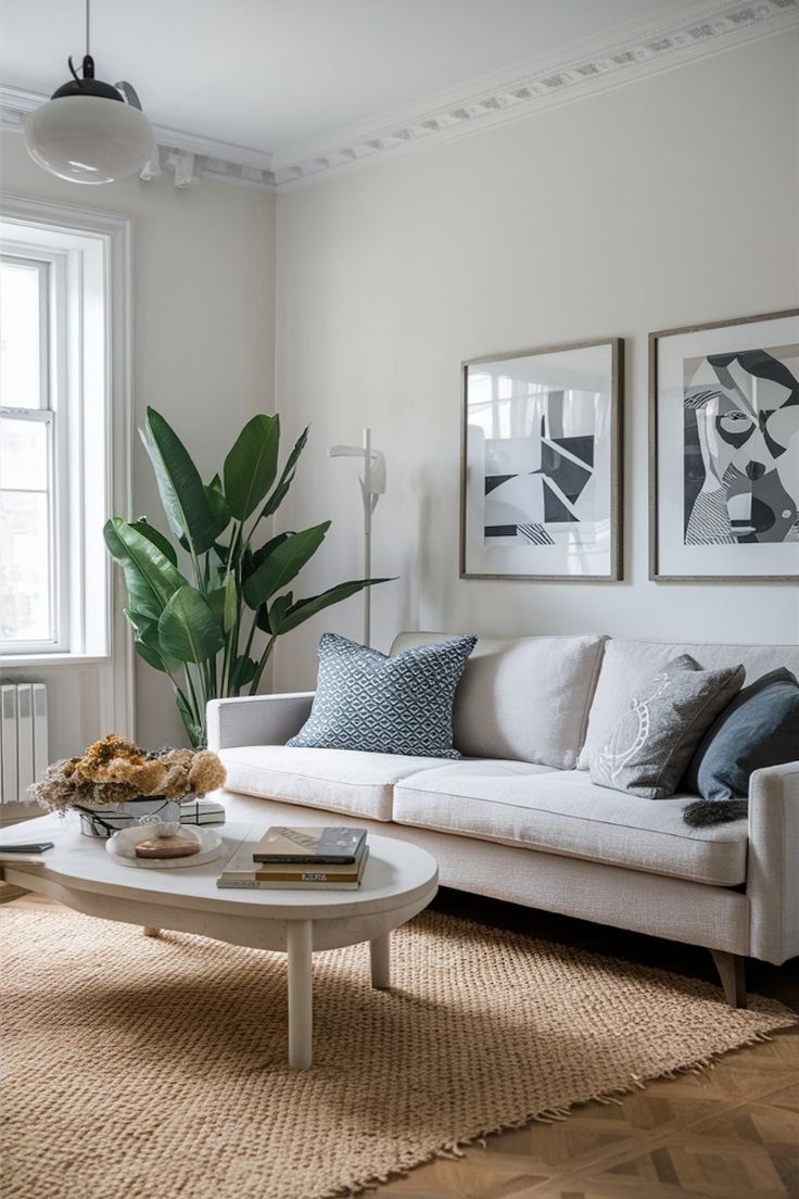 Cat Nippon Paint warna broken white untuk Ruang Tamu