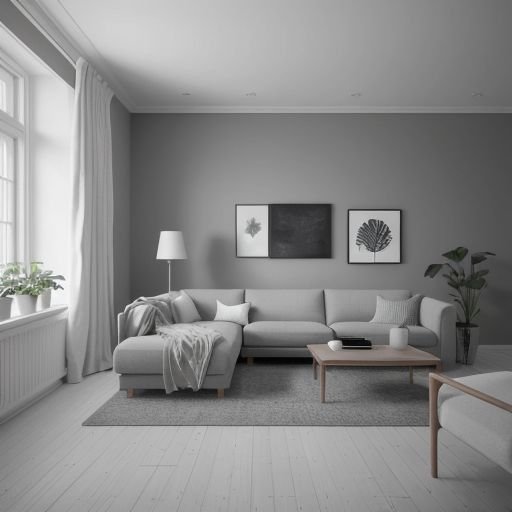 Cat Nippon Paint warna miner grey untuk Ruang Tamu