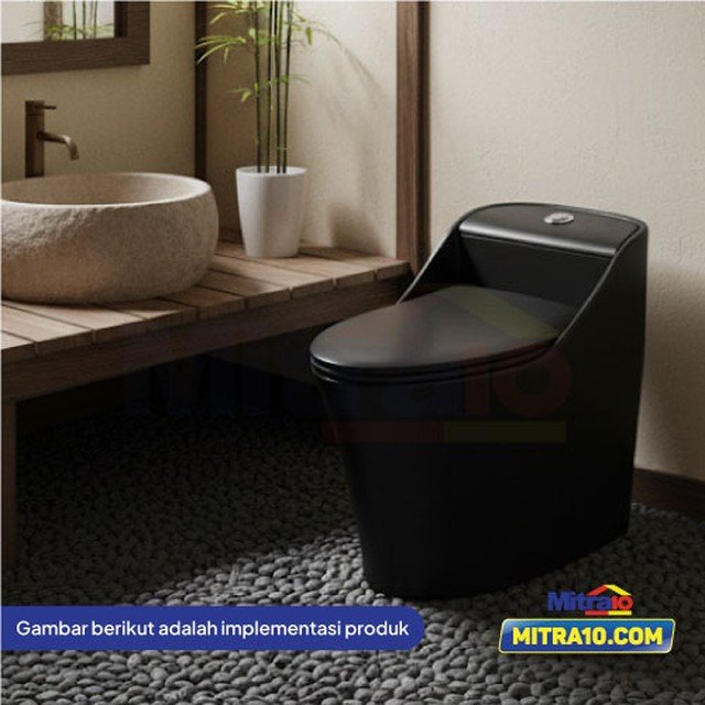Closet Duduk Tanpa Tabung , Ceramax Noir FSA0208