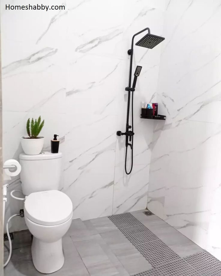 Kamar Mandi Putih Minimalis