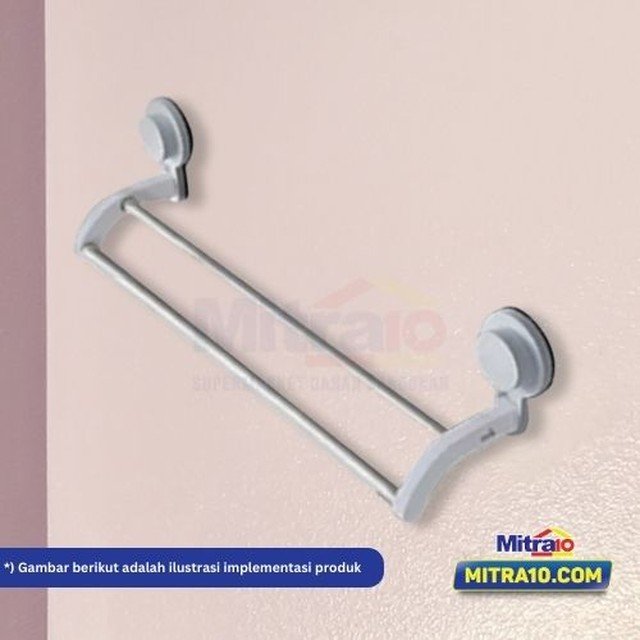 Rekomendasi Gantungan Handuk Kamar Mandi Hotel Tidy Double Bar BAA-100