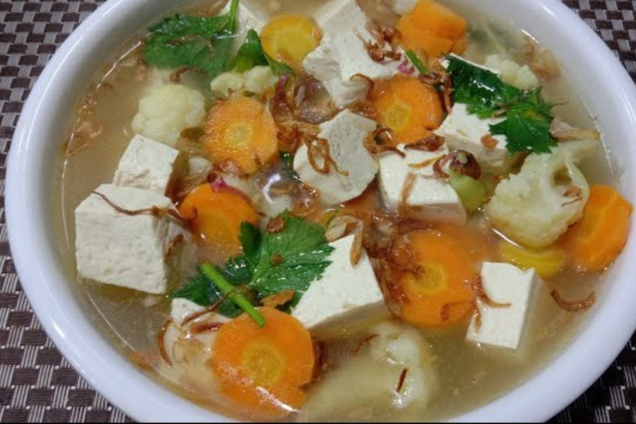 Resep Sayur Sop Tahu Sutra